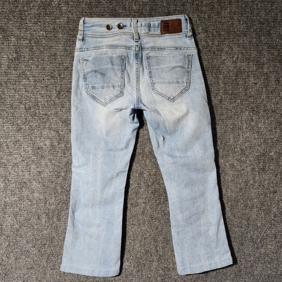 G-Star Raw Midge Saddle Mid Rise Bootleg Fit Jeans Size 24/30 - Picture 2 of 12